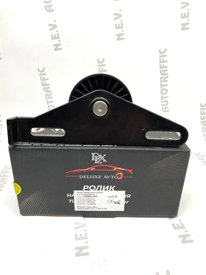Ролик ремня генератора с кронштейном Лада Largus (12-)/Renault Logan (04-) 1.4i/1.6i 8V DLX DELUXE AVTO OEM 7700105325 (1уп.30шт.)