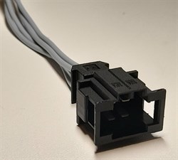 Разъём четырехконтактный штыревой серии 2.8 (ответный к разъему моторедуктора заднего стеклоочистителя, концевик педали тормоза Калина)