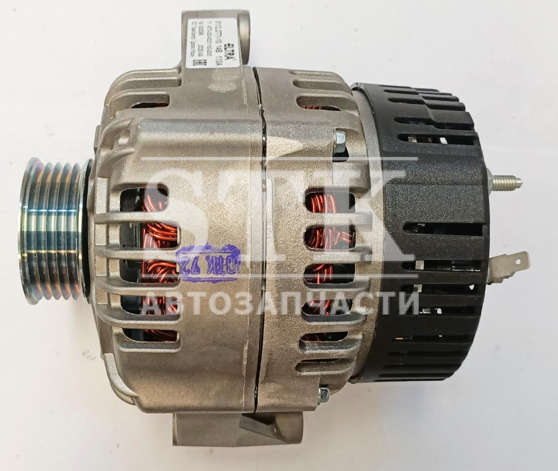 Генератор Применятся для ам ВАЗ 2123 Chevy Niva (произв. С 09.2003г.), по лицензии фирмы ISKRA (14 В, 110 А)