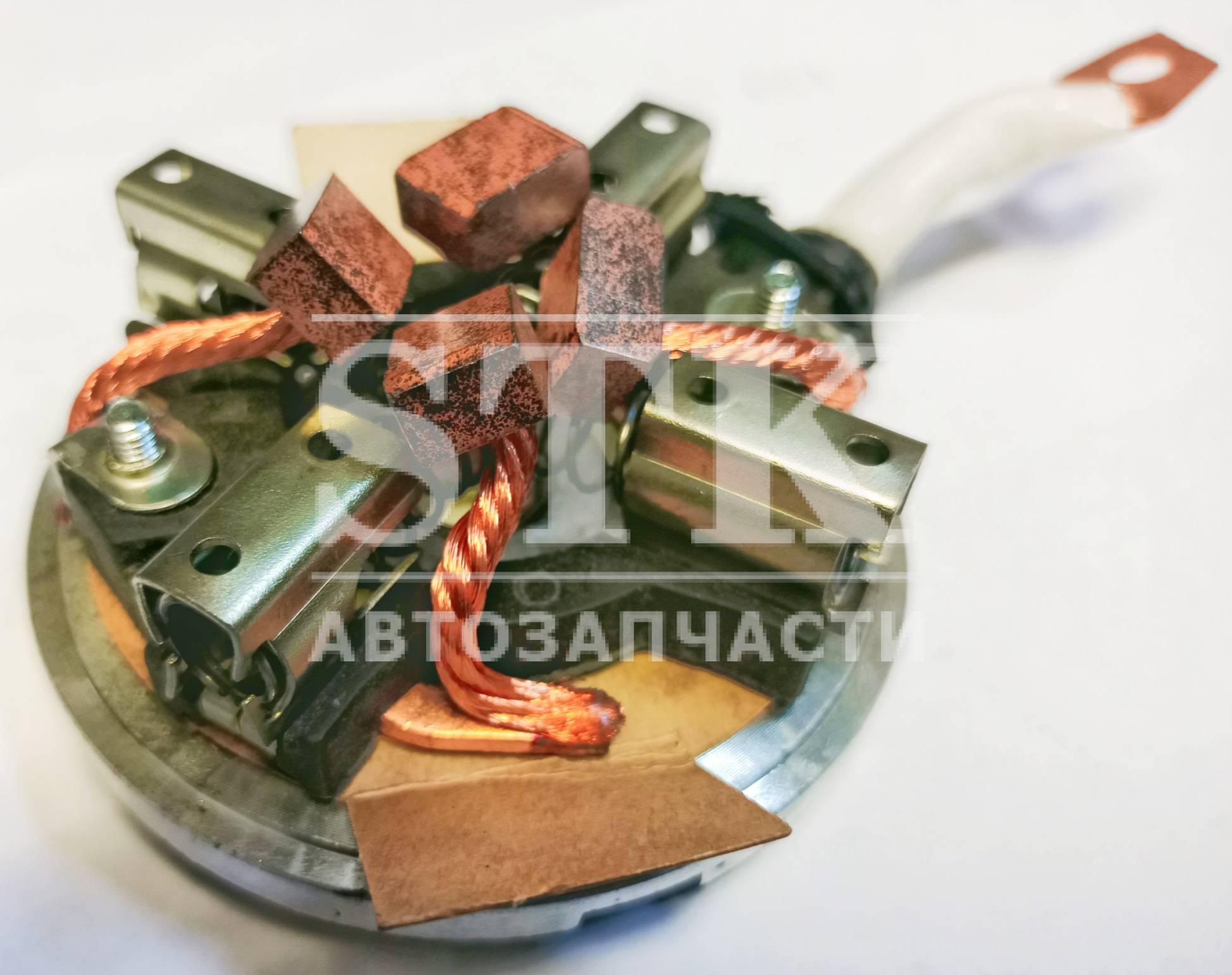 Щеточный узел Ваз 2110-2112-2114 нов. обр кзатэ в сборе с задней крышкой