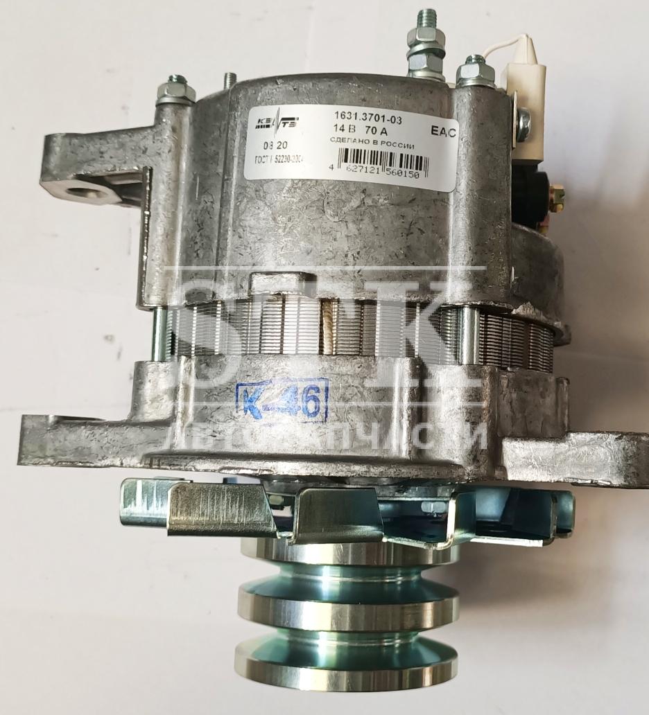 Генератор 1631.3701-03 ГАЗ-3102, Газ 3110 с дв. ЗМЗ 402.10 с доп выводом фазы